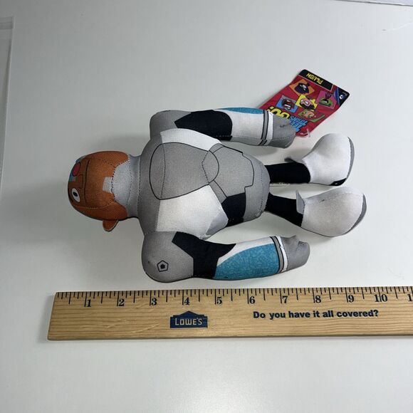 Teen Titans Go CYBORG 9" Plush Figure Stuffed Doll Soft NEW - Picture 6 of 6
